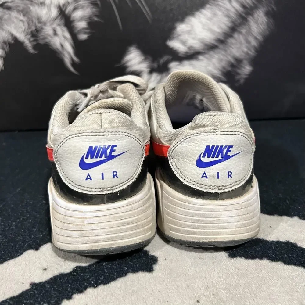 Nike Air Max SC CW4555-007 Athletic Sneaker Shoes Men's 8 White Mesh Cushioned